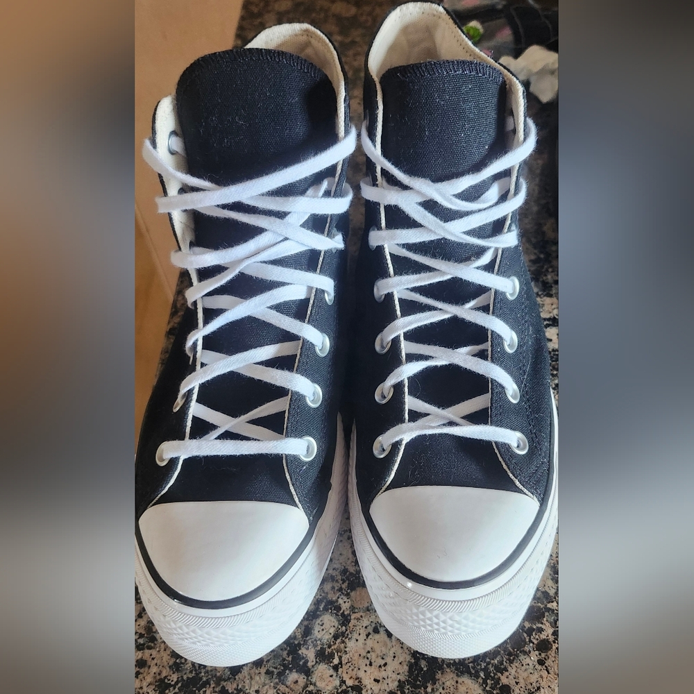 Platform high top converse
